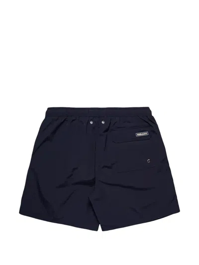 Sebago Logo-patch Drawstring Shorts In Blue