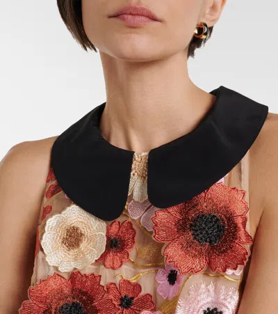 Dorothee Schumacher Blooming Meadow Silk-trimmed Top In Multi