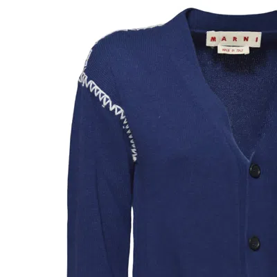 Marni Sweaters In Blue