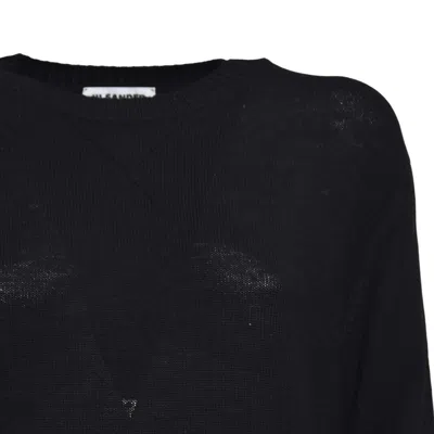 Jil Sander Sweaters In Black