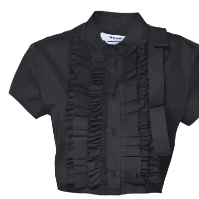 Msgm Shirts In Black