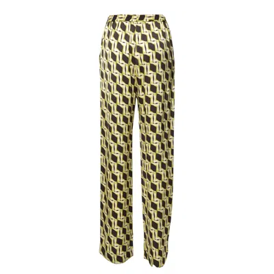 Msgm Trousers In Yellow