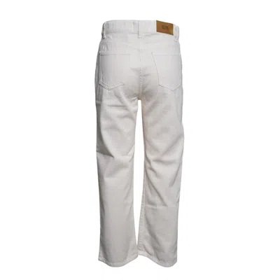 Solotre Trousers In White