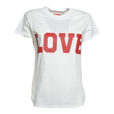 Merci Short-sleeves T-shirt In White