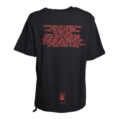 Oamc Logo-print T-shirt In Black