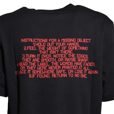 Oamc Logo-print T-shirt In Black