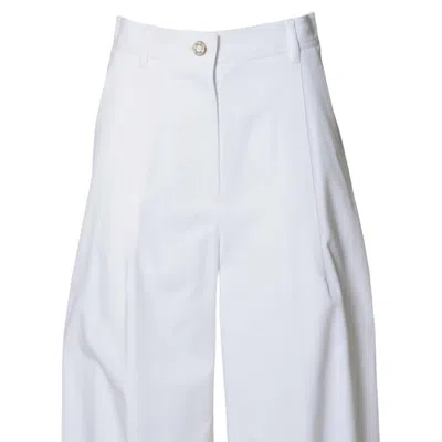 Max Mara Trousers In White