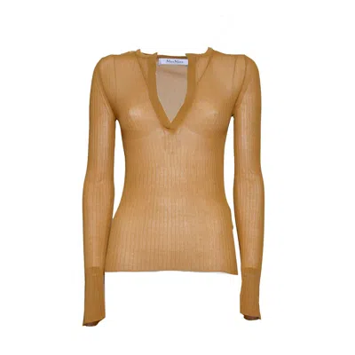Max Mara Sweaters In Brown