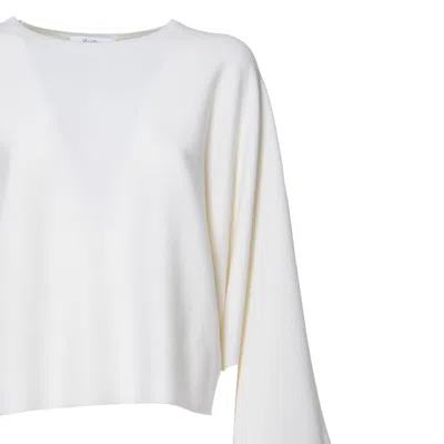 Max Mara Sweaters In White