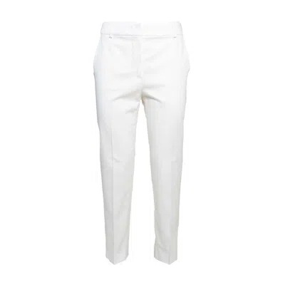 Max Mara Trousers In White