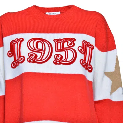 Max Mara Sweaters In Red