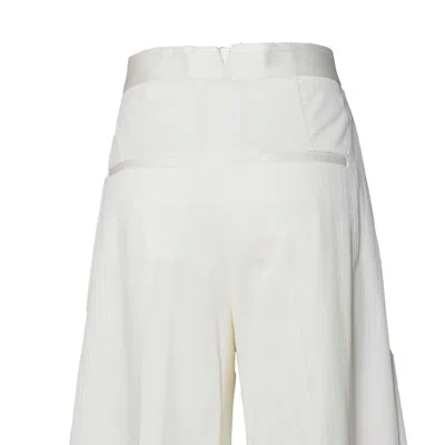 Max Mara Trousers In White