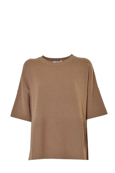 Max Mara Sweaters In Brown