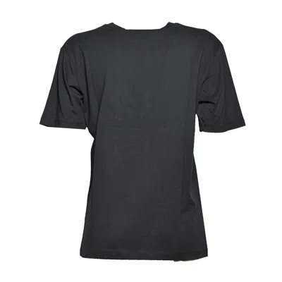 Msgm Cotton Logo T-shirt In Black