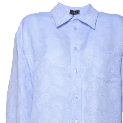 Etro Shirts In Blue