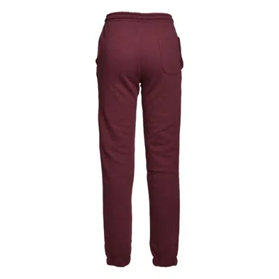 Msgm Trousers In Burgundy