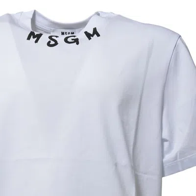Msgm T Shirts And Polos In White