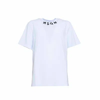 Msgm T Shirts And Polos In White