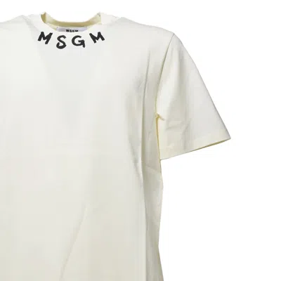 Msgm T Shirts And Polos In White