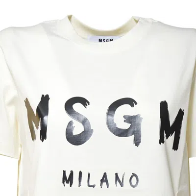 Msgm T Shirts And Polos In White
