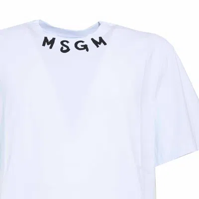 Msgm T Shirts And Polos In White