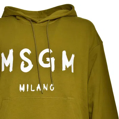 Msgm Sweaters In Green