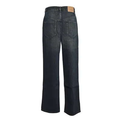 Isabel Marant Logo Patch Flared Jeans In Blue