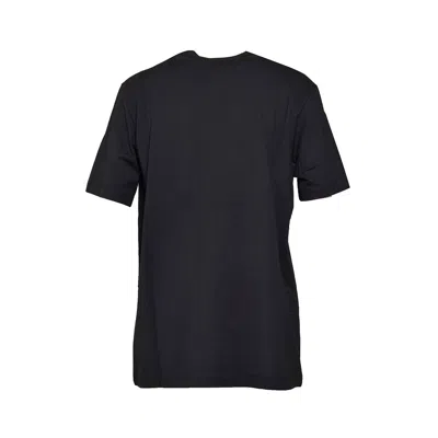 Msgm Cotton Logo T-shirt In Black