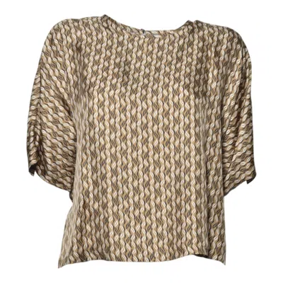 Max Mara Top Woman In Brown