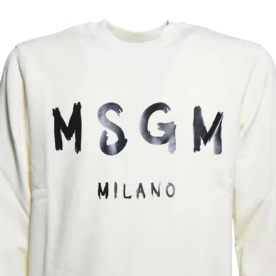 Msgm Sweaters In White