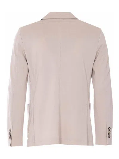 Circolo 1901 Single Breasted Jacket In Neutral