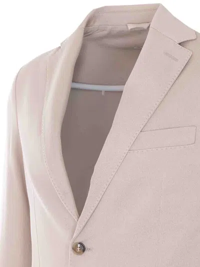 Circolo 1901 Single Breasted Jacket In Neutral