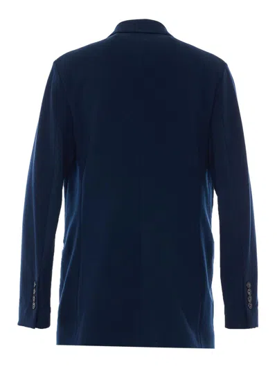 Circolo 1901 Blue Double Breasted Button Closure In Blue