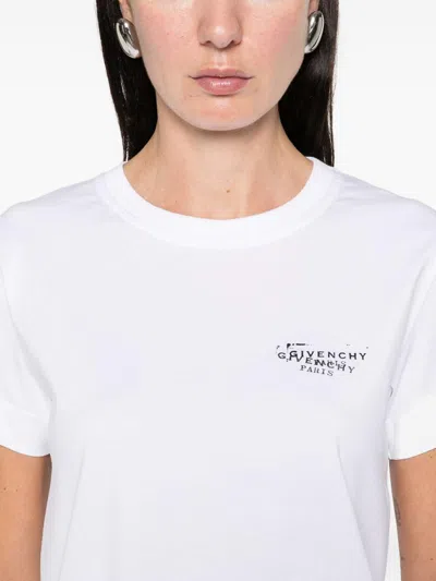 Givenchy T-shirt With Logo In White