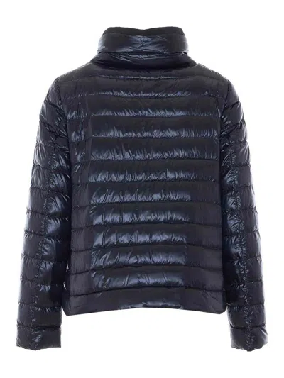 Herno Reversible Light Down Jacket In Blue