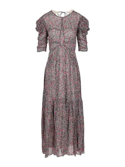 Isabel Marant Étoile Sichellia-gb Dresses Violet In Multi