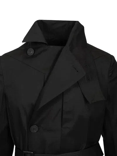 Rick Owens Temple Mastodon Trench Coat Coats Black | ModeSens