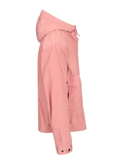 Stone Island Light Compact Touch Poly-tc Jacket In Pink