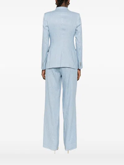 Tagliatore Double-breasted Suit In Blue