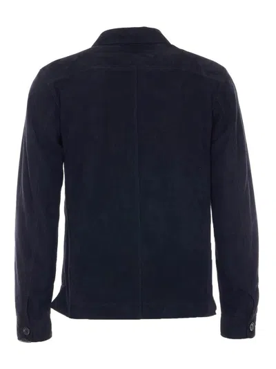 Tom Ford Black Jacket In Blue