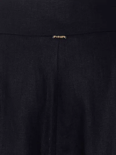 Twinset Pants In Black