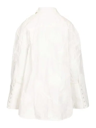 Rotate Birger Christensen Oversized Shirt In White