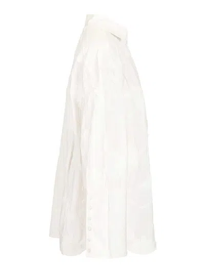 Rotate Birger Christensen Oversized Shirt In White