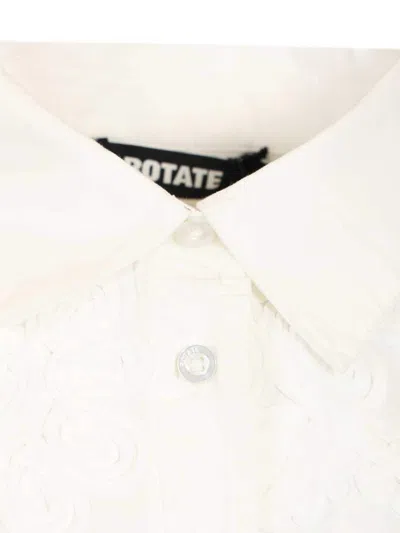 Rotate Birger Christensen Oversized Shirt In White