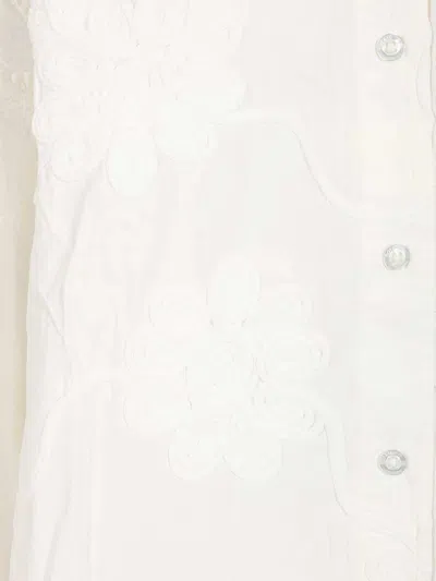 Rotate Birger Christensen Oversized Shirt In White