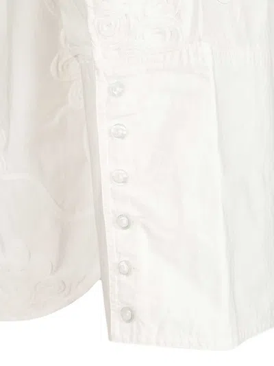 Rotate Birger Christensen Oversized Shirt In White
