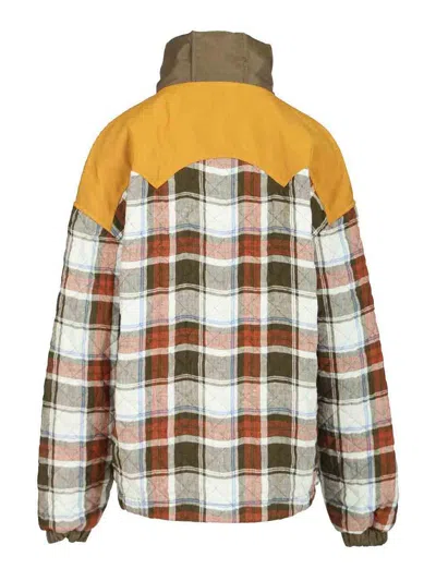Marbell Turtleneck Long-sleeved Jacket In Multi