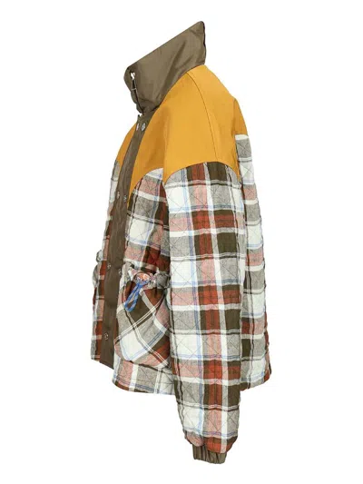 Marbell Turtleneck Long-sleeved Jacket In Multi