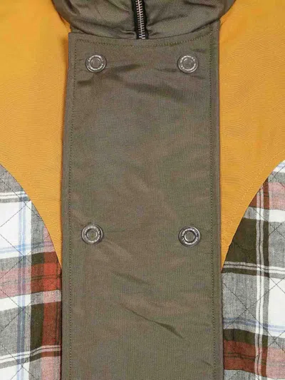 Marbell Turtleneck Long-sleeved Jacket In Multi