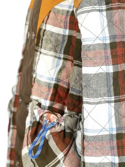 Marbell Turtleneck Long-sleeved Jacket In Multi